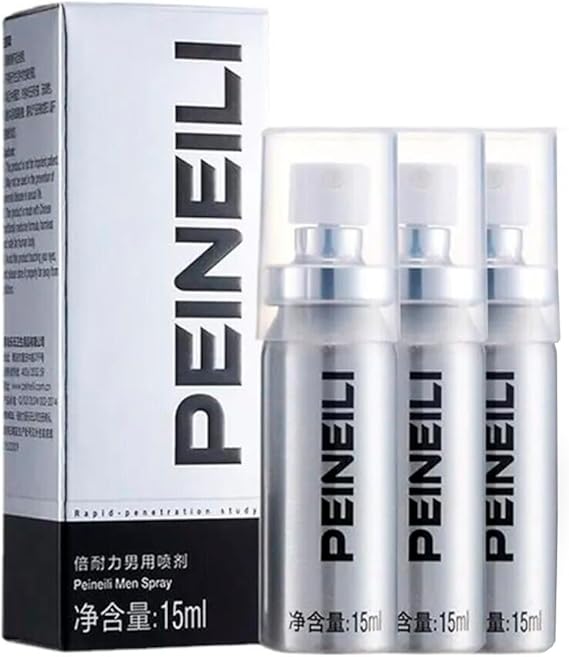 3 Pack Sex Delay Spray Long Lasting for Men - 15ml, 60 Minutes Erection Sexual Spray for Men