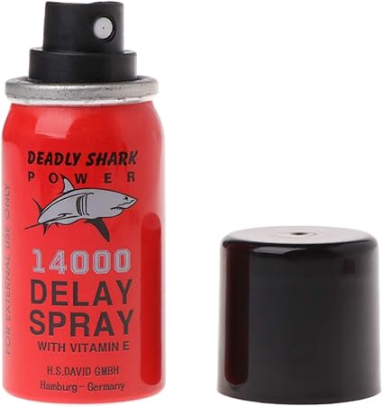 Deadly Shark Power 14000 - Male Sex Delay Spray for Men Powerful Premature Ejaculation Adult Product New
