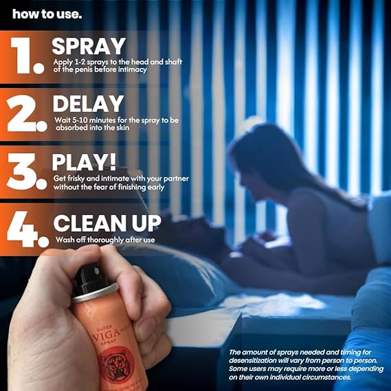 400000 Delay Spray for Men | Last Longer in Bed | 150 Sprays | Desensitizing for Premature Ejaculation PE | 45ml | Helps Prolong and Control Climax