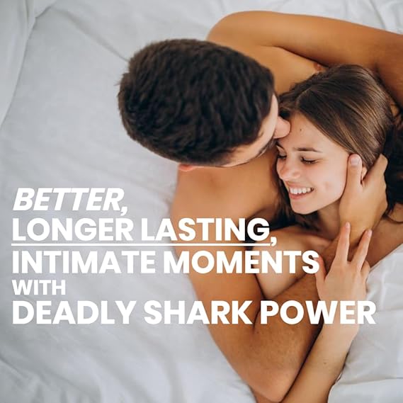 Deadly Shark Power 48000 Delay Spray for Men | Last Longer in Bed | 150 Sprays | Desensitizing for Premature Ejaculation PE | 45ml | Helps Prolong and Control Climax