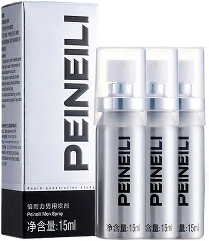 3 Pack Sex Delay Spray Long Lasting for Men - 15ml, 60 Minutes Erection Sexual Spray for Men