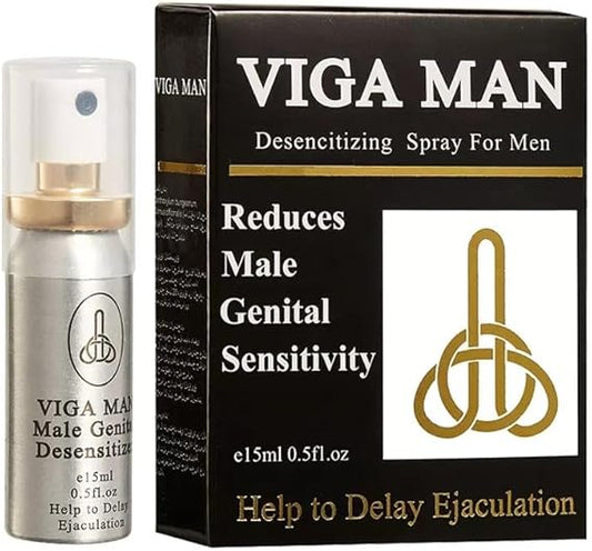 Delay Spray, Male desensitizing Spray,Male Climax Control Gentle Non-irritating No Odor, External Delayed Spray to Last Longer in Bed (10ml)
