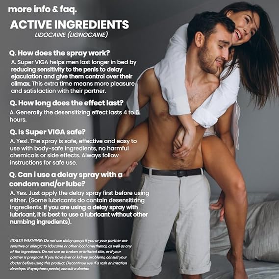 400000 Delay Spray for Men | Last Longer in Bed | 150 Sprays | Desensitizing for Premature Ejaculation PE | 45ml | Helps Prolong and Control Climax