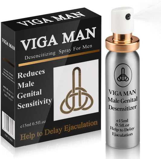 Delay Spray, Male desensitizing Spray,Male Climax Control Gentle Non-irritating No Odor, External Delayed Spray to Last Longer in Bed (15ml)