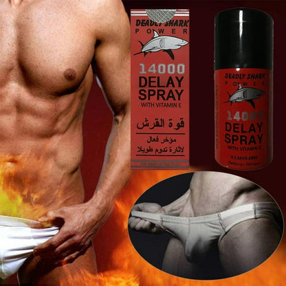 SharkDeadly14000 Overspeed Spray – Reduces Sensitivity and Prolongs Pleasure (45ml) - Delay Stores