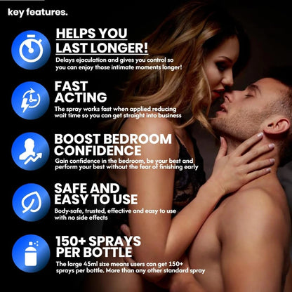 Super DOOZ 44000 Delay Spray for Men | Last Longer in Bed | 150 Sprays | Desensi